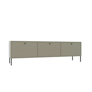 TV stolík Tilina 3D 180 cm eukalyptus/čierny vyobraziť