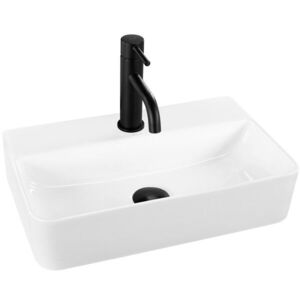 Umývadlo na dosku Rea Naomi 45 cm biele vyobraziť