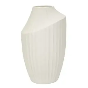 Váza Ice Jar 38 cm krémová vyobraziť