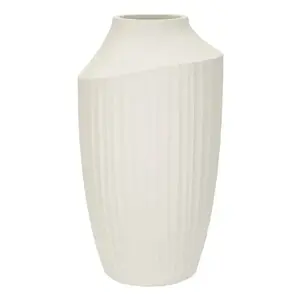 Váza Ice Pot 50, 5 cm krémová vyobraziť