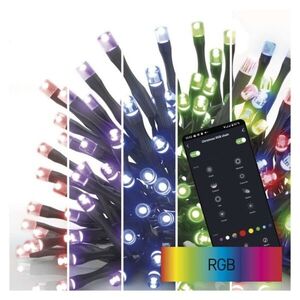 Vianočná LED reťaz GOSMART 12 m RGB s inteligentnými funkciami vyobraziť