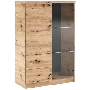 Vitrína Evisa 80 cm dub Artisan vyobraziť