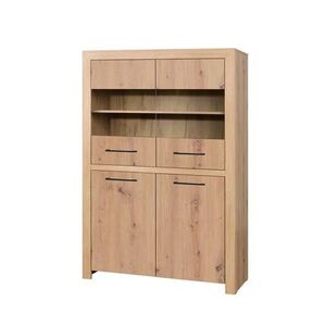 Vitrína Janeza 110 cm dub Artisan vyobraziť
