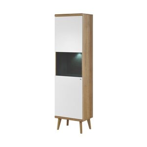 Vitrína Primo 50 cm dub Riviéra/biela vyobraziť