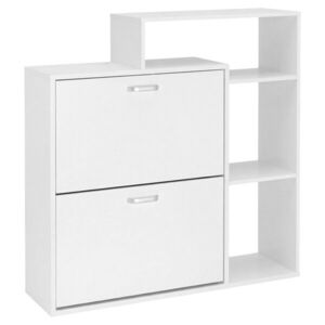 Výklopný botník ZEFIR 90 cm biely vyobraziť