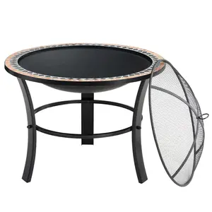Záhradné ohnisko Porter 76 cm čierne vyobraziť
