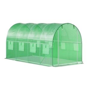 Záhradný fóliovník Berno 6x3x2 m zelený vyobraziť