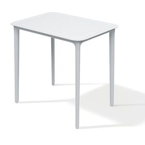 Záhradný jedálenský obdĺžnikový stôl RIMOS 77, 5x57, 5x74, 5 biely vyobraziť