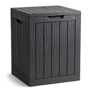 Záhradný úložný box Ezra 113 L čierny vyobraziť