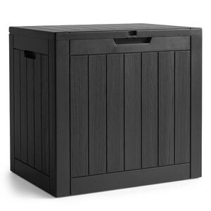 Záhradný úložný box Ezra 117 L čierny vyobraziť