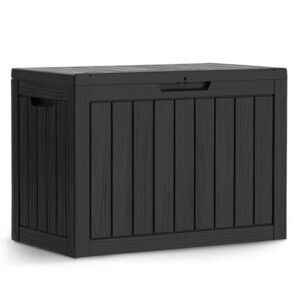 Záhradný úložný box Ezra 170 L čierny vyobraziť