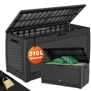 Záhradný úložný box Matubo I 310 L antracitový vyobraziť