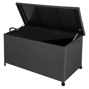 Záhradný úložný box Negy 270 L čierny vyobraziť
