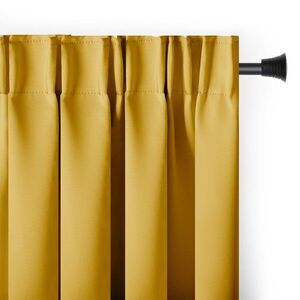 Záves AmeliaHome Blackout s multifunkčnou páskou 140x245 cm horčicový vyobraziť