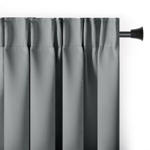 Záves AmeliaHome Blackout s multifunkčnou páskou 140x245 cm strieborný vyobraziť