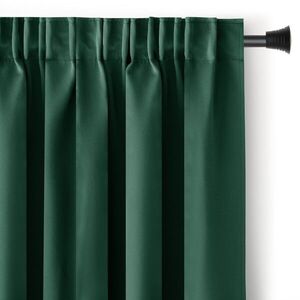 Záves AmeliaHome Blackout s multifunkčnou páskou 140x245 cm tmavozelený vyobraziť