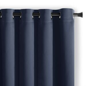 Záves AmeliaHome Blackout s priechodkami 140x175 cm tmavomodrý vyobraziť