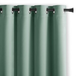 Záves AmeliaHome Blackout s priechodkami 140x245 cm mätový vyobraziť
