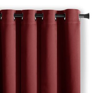 Záves AmeliaHome Blackout s priechodkami 140x245 cm ružové víno vyobraziť