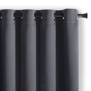 Záves AmeliaHome Blackout s priechodkami 140x245 cm sivý vyobraziť