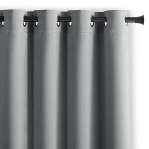 Záves AmeliaHome Blackout s priechodkami 140x245 cm strieborný vyobraziť