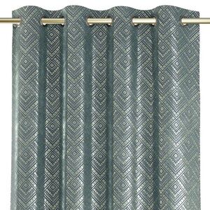 Záves AmeliaHome CASPE s priechodkami 140x250 cm šalviový vyobraziť