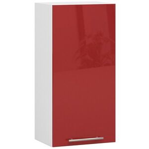 Závesná kuchynská skrinka Olivie W 40 cm bielo-červená vyobraziť