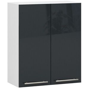 Závesná kuchynská skrinka Olivie W 60 cm grafit/biela vyobraziť