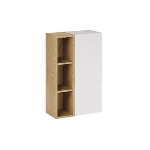 Závesná kúpeľňová skrinka Aster 50 cm biela/dub cremona vyobraziť