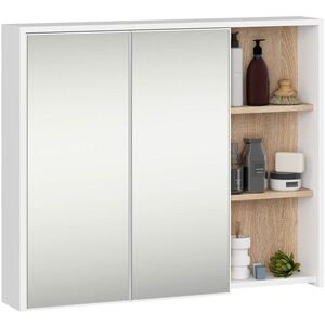 Závesná kúpeľňová skrinka so zrkadlom VAMI 90 cm - výber z 6 prevedení vyobraziť