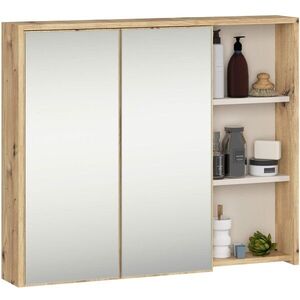 Závesná kúpeľňová skrinka so zrkadlom VAMI 90 cm - výber z 6 prevedení vyobraziť