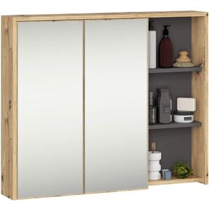 Závesná kúpeľňová skrinka so zrkadlom VAMI 90 cm - výber z 6 prevedení vyobraziť