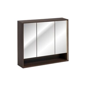 Závesná LED zrkadlová skriňka Dorothy 84-100-3D dub ristretto vyobraziť