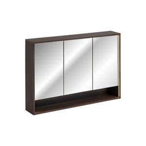 Závesná LED zrkadlová skriňka Dorothy 84-120-3D dub ristretto vyobraziť