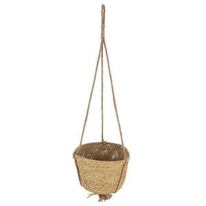 Závesný kvetináč BOHO 20 cm béžový vyobraziť
