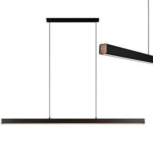 Závesný LED luster APP1448-CP 100 cm čierny/neutrálna biela vyobraziť
