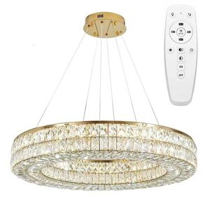 Závesný LED luster APP1568-CP zlatý vyobraziť