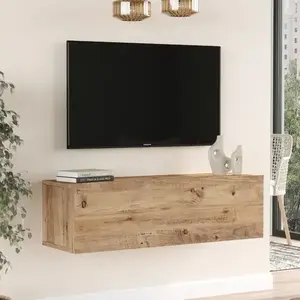 Závesný TV stolík Houseland Fullio borovica Atlantic vyobraziť