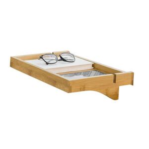 SoBuy MENSOLA DA LETTO Bamboo 36x25x9cm Minimalistický vyobraziť