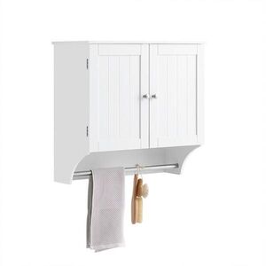 SoBuy MOBIL a muro s 2 dverami Biela 60x30x60cm Klasický vyobraziť