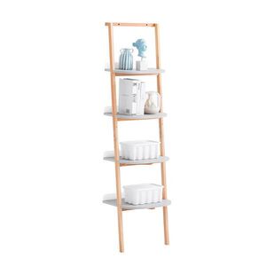SoBuy REGÁL LIBRERIA SCAFFALE 4 police 44x39x170cm Severský vyobraziť