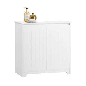 SoBuy MOBILNÝ sottolavabo s 2 dvierkami Biela 60x30x60cm Severský vyobraziť