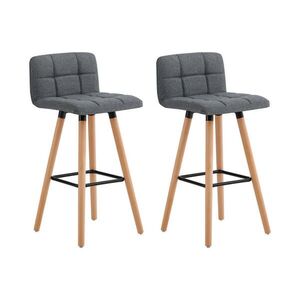 SoBuy SET 2 barové stoličky 42x38x92cm Severský vyobraziť