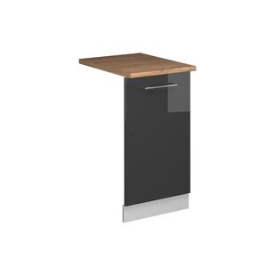 Vicco PREDNÝ PANEL UMÝVAČKY RIADU Fame-Line Antracit vysoký lesk 45 cm , AP Oak vyobraziť