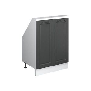 Vicco KUCHYNSKÁ SKRIŇA PRE ŠIKMÉ STRECHY R-Line Antracitový vidiecky dom 60 cm s 2 dverami vyobraziť
