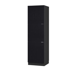 Vicco VYSOKÁ SKRIŇA Fame-Line, Čierny pruhovaný/antracitová, 60 cm vyobraziť
