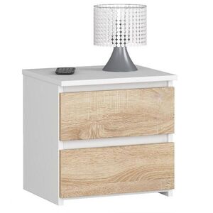 RAUMHIRSCH FURNITURE NOČNÝ STOLÍK Biela, dub Sonoma 40/40/35 vyobraziť