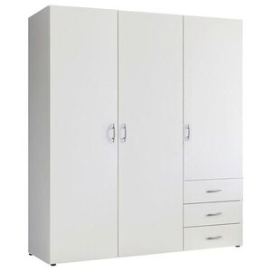 P & B SKRIŇA S OTOČNÝMI DVERAMI, biela, 150/176/51, 3 cm vyobraziť