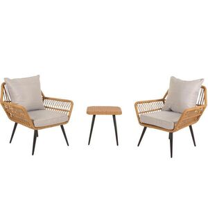 MCW POLY-RATTAN SÚPRAVA Svetlošedá vyobraziť