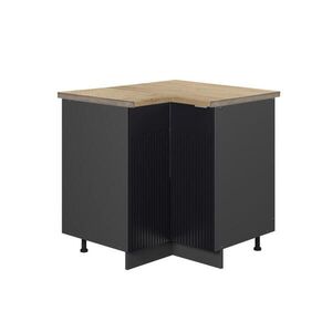 Vicco ROHOVÁ SPODNÁ SKRINKA Fame-Line Čierny pruhovaný 80.5 cm , AP Oak vyobraziť